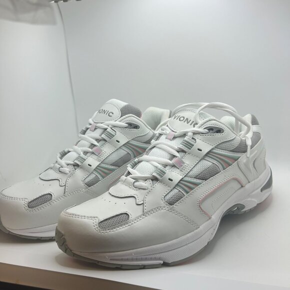 Vionic Womens 23Walk Pink Leather Athletic Shoes Size 13 M - Picture 4 of 10